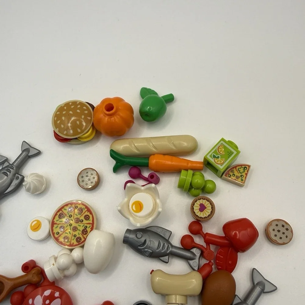 LEGO Piece Minifigs Friends Lego Food Accessories Lot of 50 pieces 006 - Picture 3 of 5
